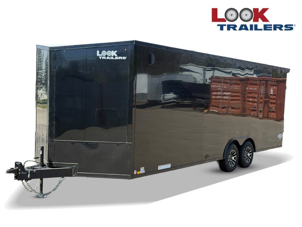 8.5 x 24 Look Trailers Element SE Flat Top V Nose Enclosed Trailer - (2) 5.2k lb Axles