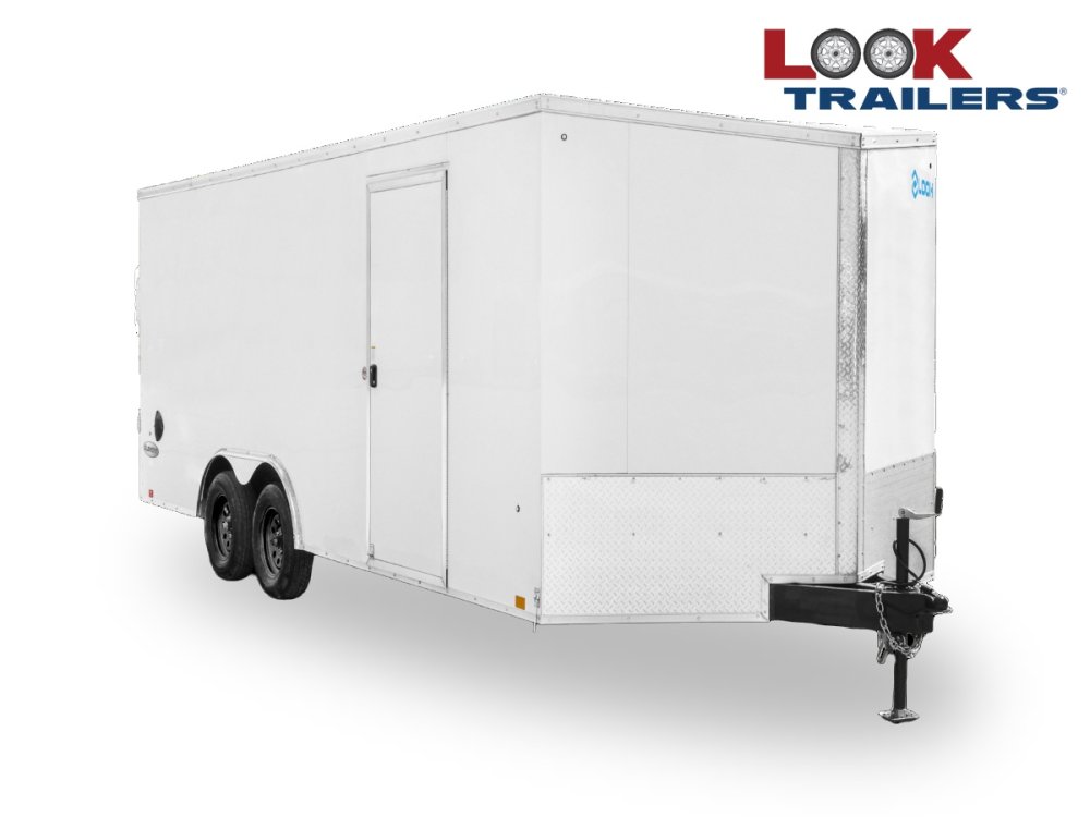 8.5 x 24 Look Trailers Element SE Flat Top V Nose Enclosed Trailer - (2) 5.2k lb Axles