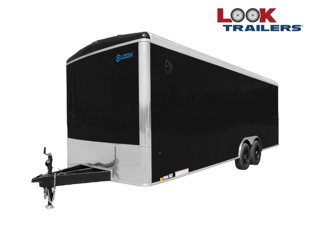 8.5 x 20 Look Trailers Element SE Flat Top V Nose Enclosed Trailer - (2) 5.2k lb Axles