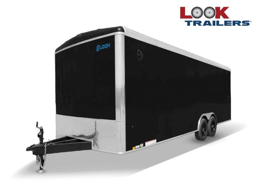8.5 x 20 Look Trailers Element SE Flat Top V Nose Enclosed Trailer - (2) 5.2k lb Axles