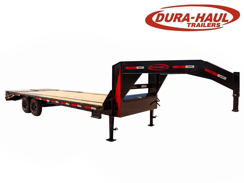 35' DKO Gooseneck Deckover 30'+5' Mega Ramps (2) 8K Axles
