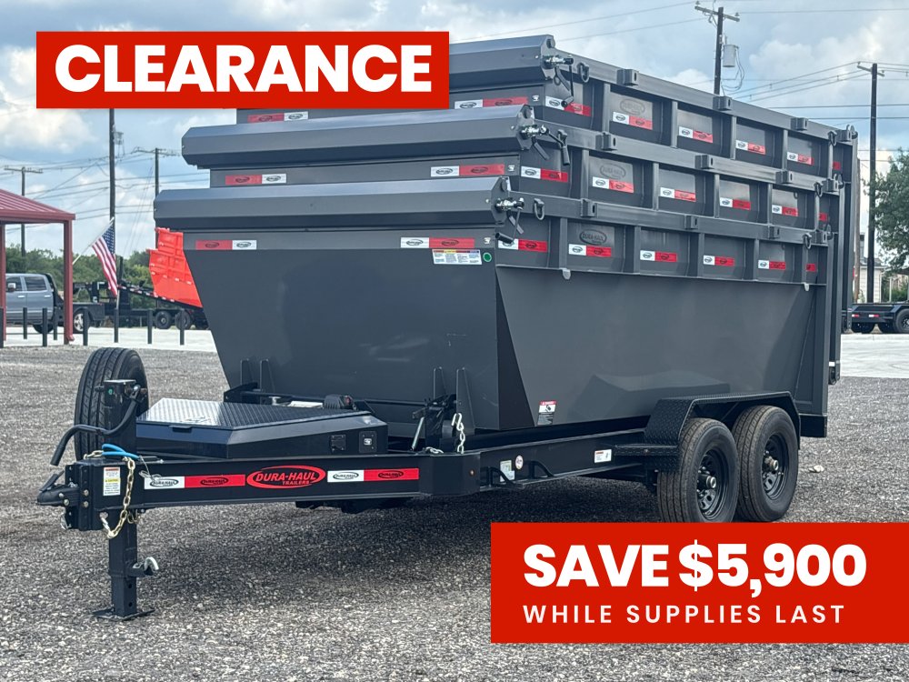 Dura Haul 14' BP Roll Off Bundle (2) 7k Axles + 3 Bin 4' Walls