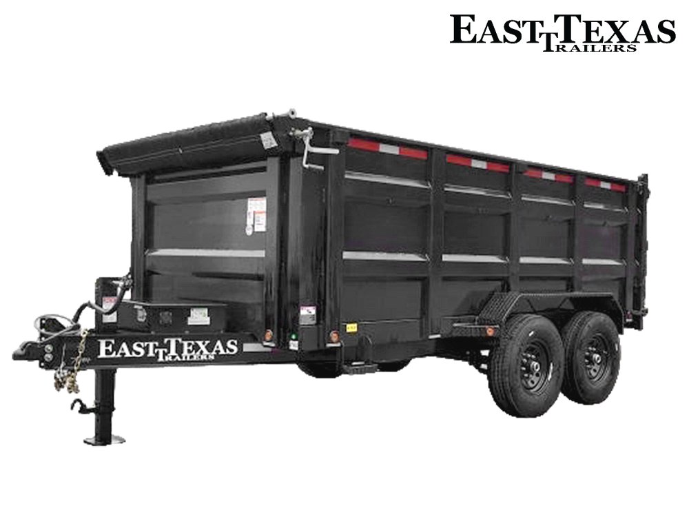 14' x 83" ET BP Dump Trailer 48" Sides - 7K Axles - 14K GVWR