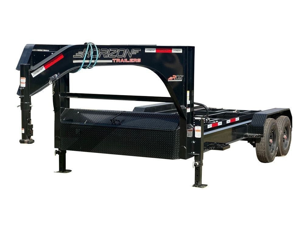 16' Horizon RDZ Gooseneck Roll Off Base Trailer - (2) 8k Axles