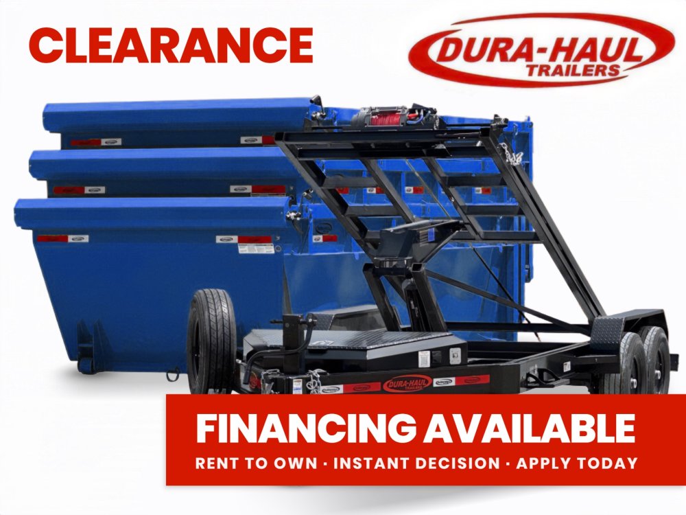 Dura Haul 14' BP Roll Off Bundle (2) 7k Axles + 3 Bin 4' Walls
