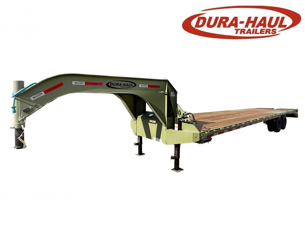 35' DKO Gooseneck Deckover 30' + 5' Mega Ramps (2) 10K Axles