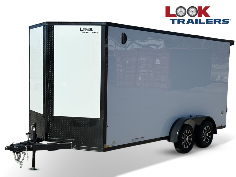 7 x 16 ST DLX Flat Top V Nose - (2) 3.5k lb Axles