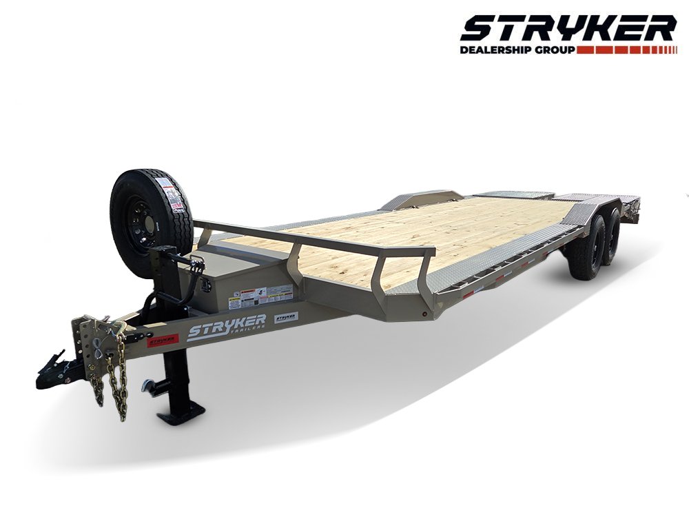 24' Stryker SET Bumper Pull Equipment Trailer DOF - (2) 7K Axles