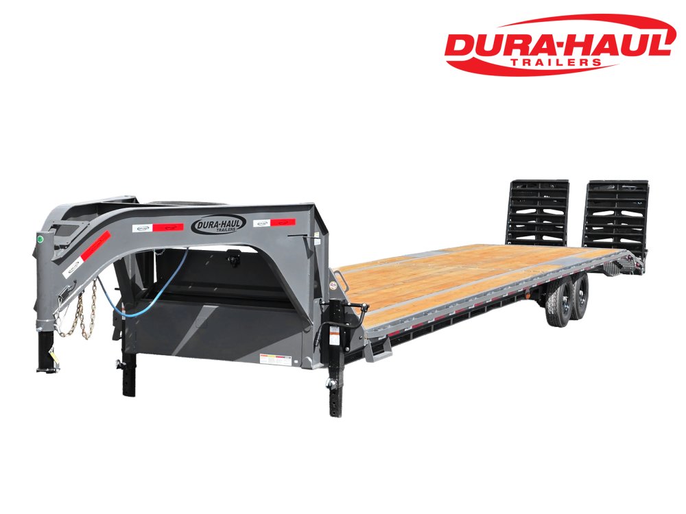 40' DKO Gooseneck Deckover 35' + 5' Mega Ramps (2) 8K Axles