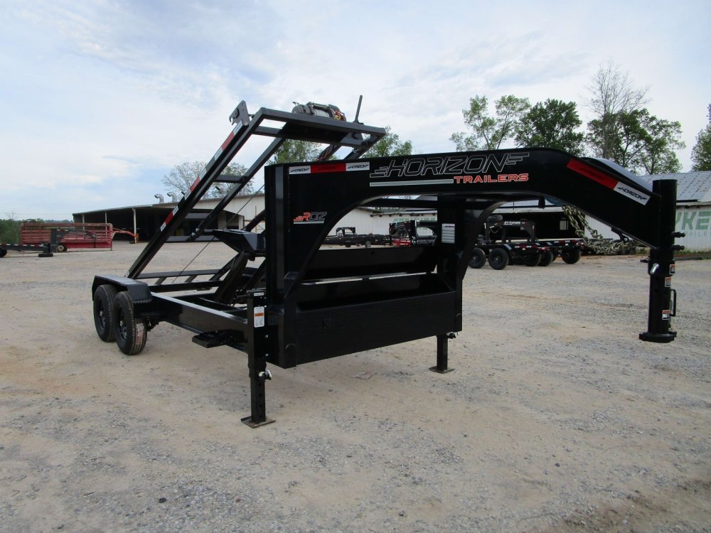 16' Horizon RDZ Gooseneck Roll Off Base Trailer - (2) 7k Axles