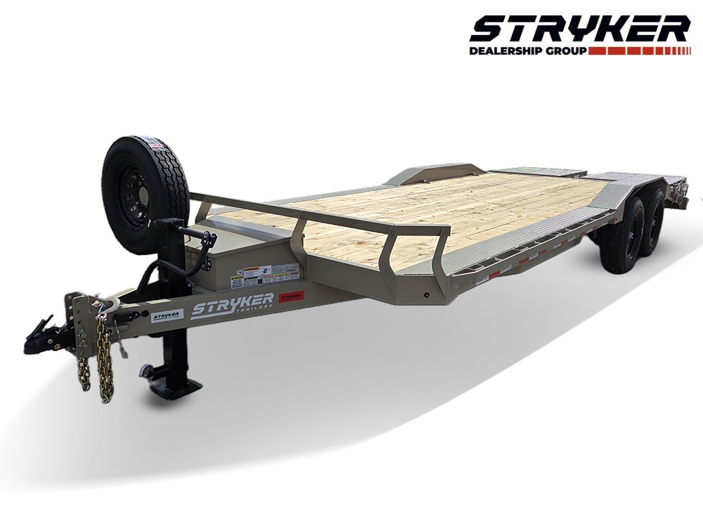 22' Stryker SET Bumper Pull Equipment Trailer DOF - (2) 7K Axles