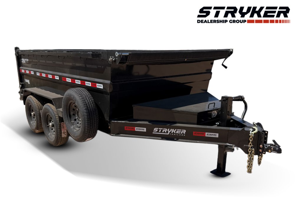 12' Stryker SDT Dump Trailer 36" Side Walls - (2) 7k Axles