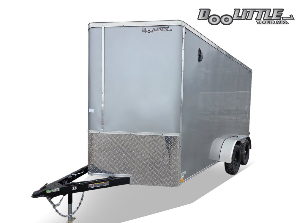 7 x 14 Doolittle Enclosed Trailer - (2) 3.5k Axle