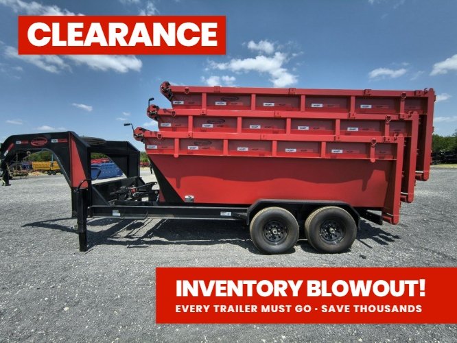 Dura Haul 16' GN Roll off Bundle (2) 7k Axles + 3 Bins w/ 4' Walls
