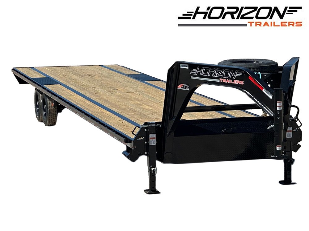 40' FTZ Gooseneck (2) 7k Axles Straight 14k GVWR 14ply Tires - 14# IB -