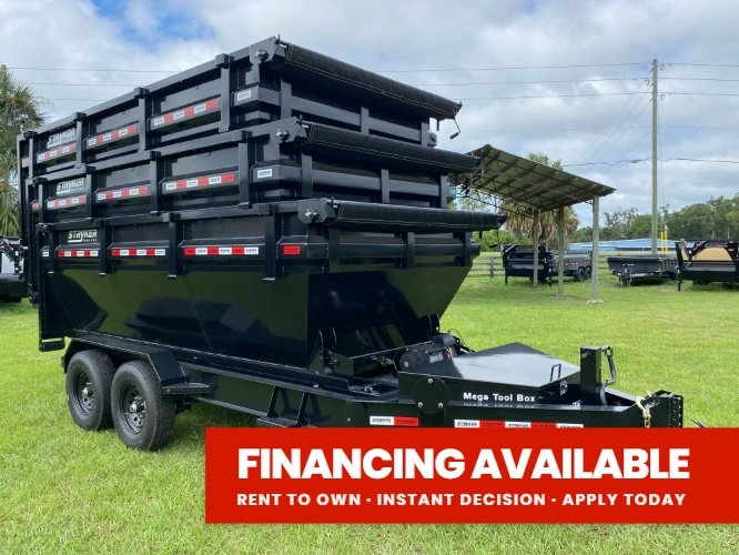 Stryker 14' BP Roll off Bundle (2) 7k Axles + 3 Bins w/ 4' Walls