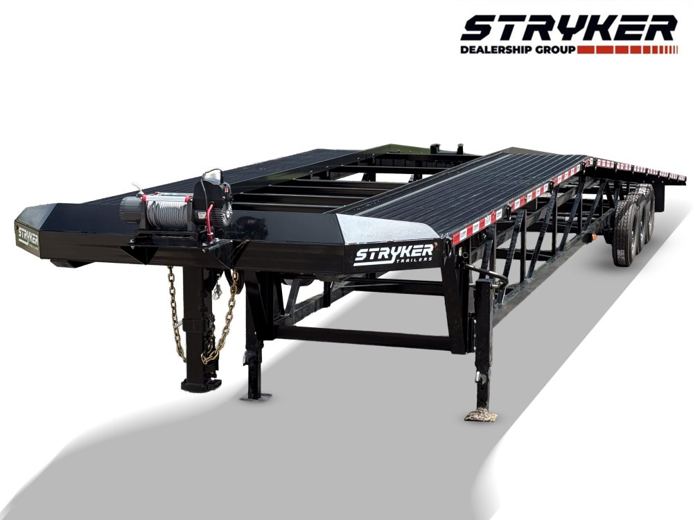 50' Stryker Gooseneck Wedge 3 Car Hauler - (3) 7k Axles Derated