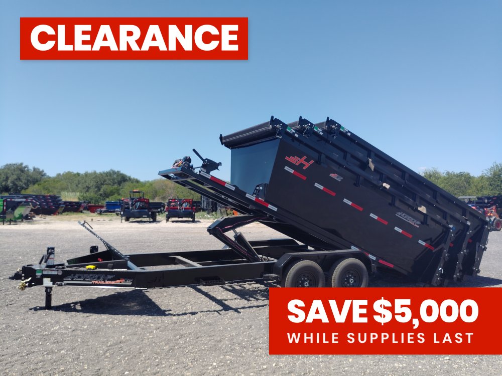 Horizon 14' RDZ BP Roll off Bundle (2) 7k Axles + 3 Bins w/ 4' Walls