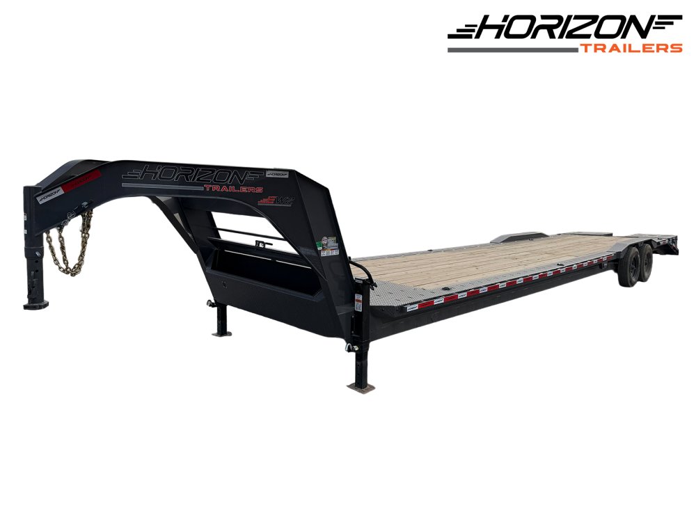 38' EWZ Gooseneck Equipment Hauler 8k Axles - Mega Ramps