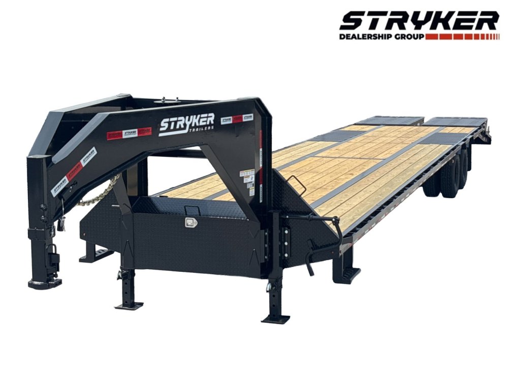 40' Stryker Gooseneck (2) 10K Axles Mega Ramps Dual Wheels