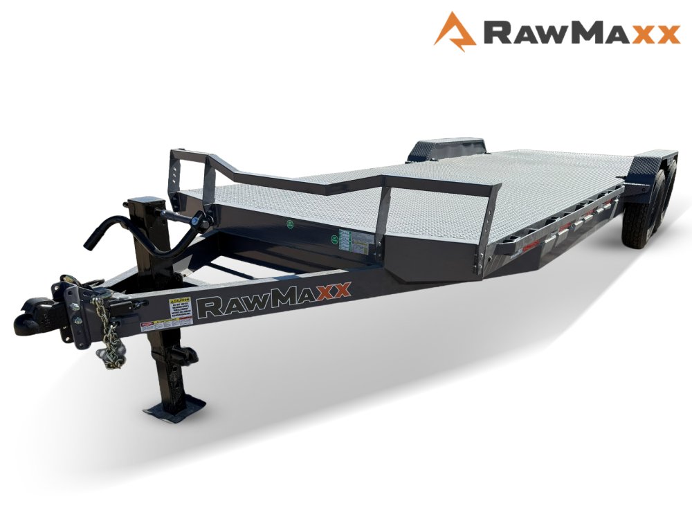 24' RawMaxx ECX Equipment Trailer Slide In Ramps - (2) 8k Axles