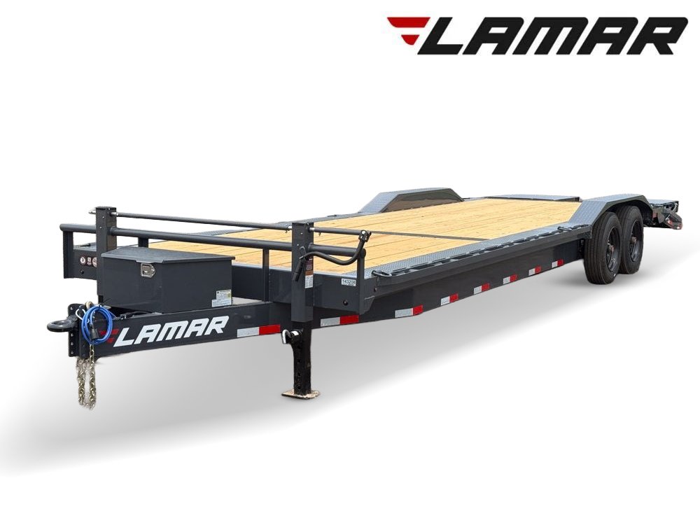 28' H8 Pintle Hitch Mega Ramps 8K Axles