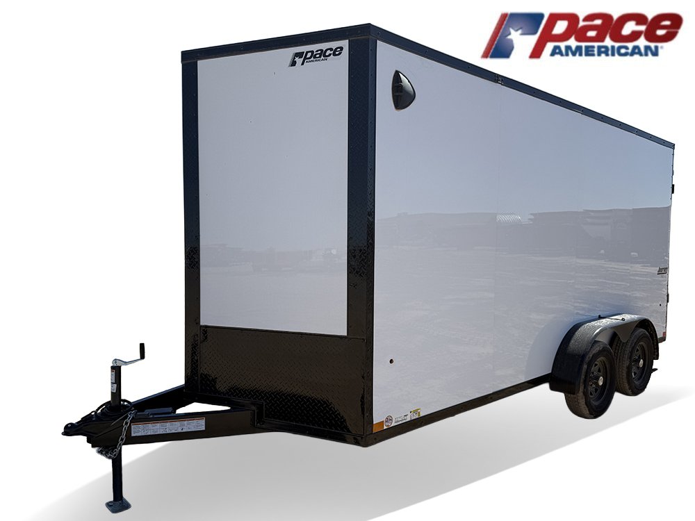 7 x 16 Journey SE Flat Top Sloped V Nose (2) 3500 lbs Axles