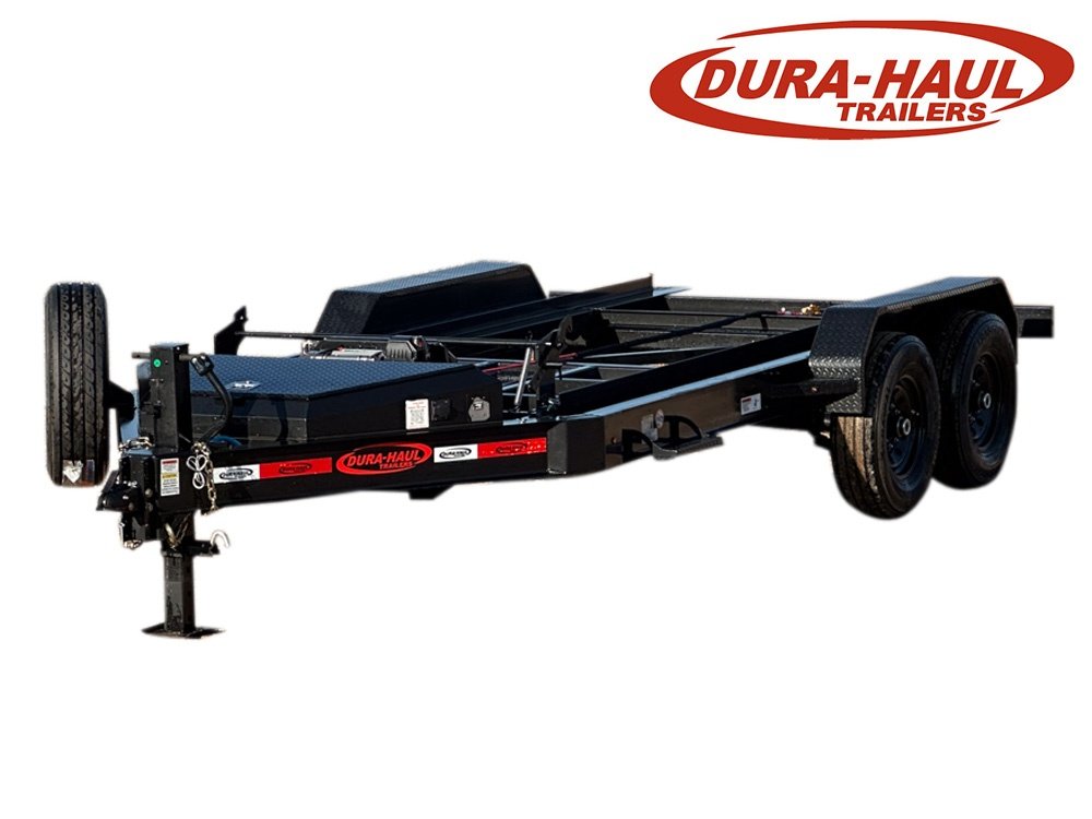 14' Dura-Haul RRO Bumper Pull Roll Off Base Trailer - (2) 7K Axles