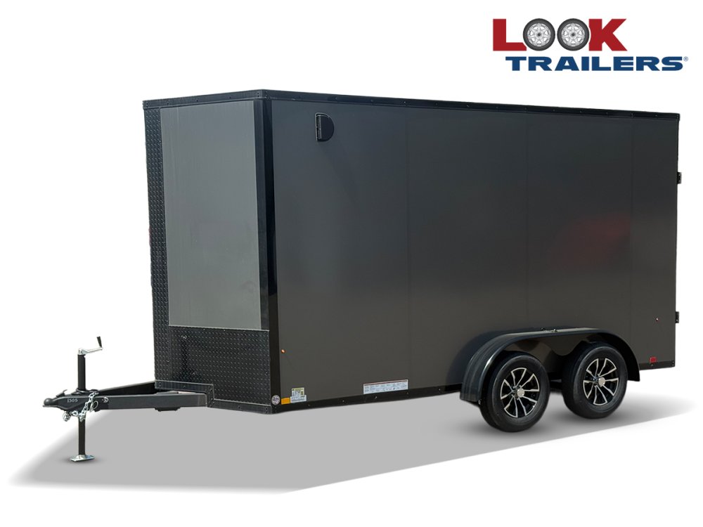 7 x 14 Look Trailers ST DLX Flat Top V Nose Enclosed Trailer - (2) 3.5k lb Axles