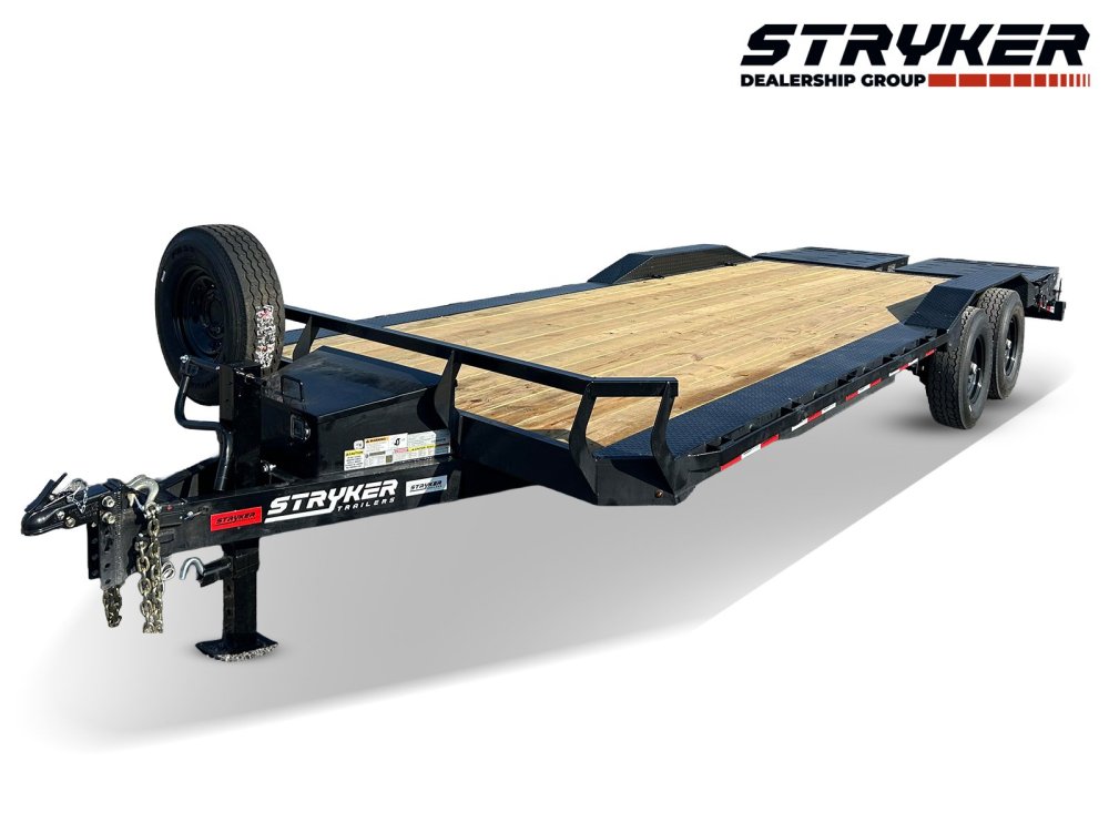 22' Stryker SET Bumper Pull Equipment Trailer DOF - (2) 7K Axles