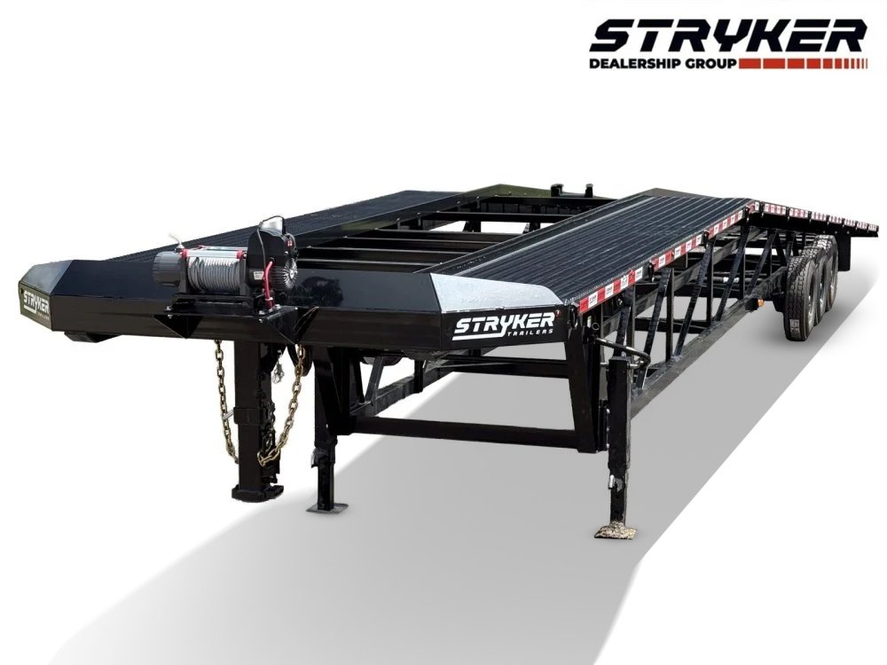 50' Stryker Gooseneck Wedge 3 Car Hauler - (3) 7k Axles Derated