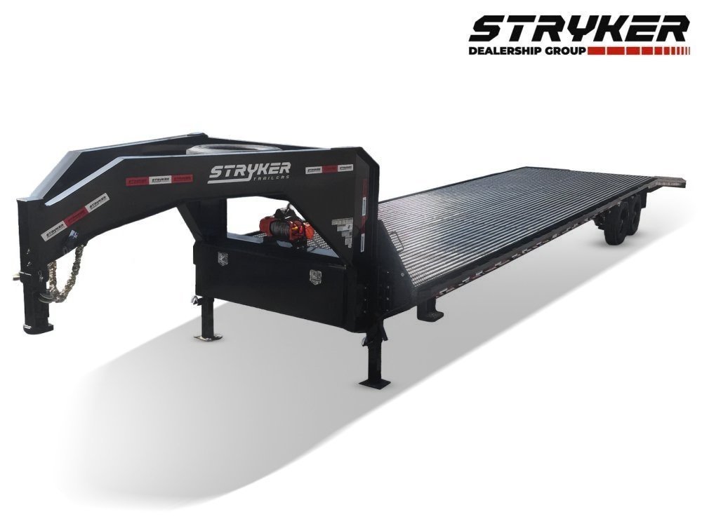 40' Stryker Gooseneck Mesh Deck Multi Car Hauler - (2) 8k Axles - 12k GVWR Derated