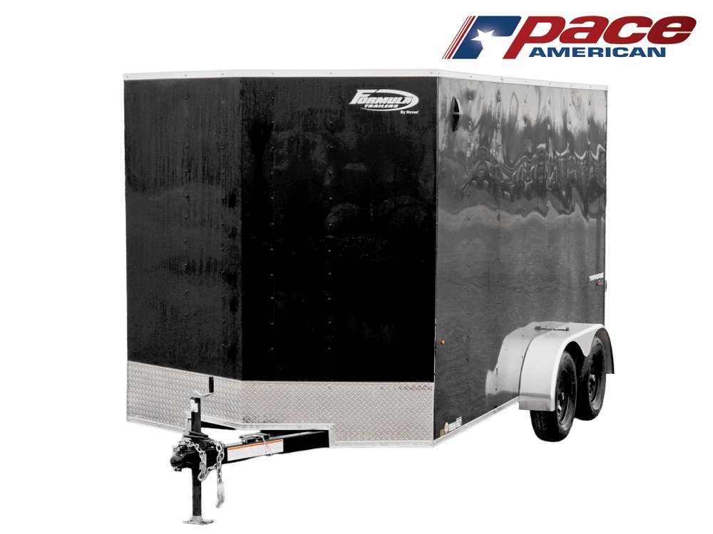 7' x 14' Traverse DLX Flat Top V Nose (2) - 3500 lb Axle