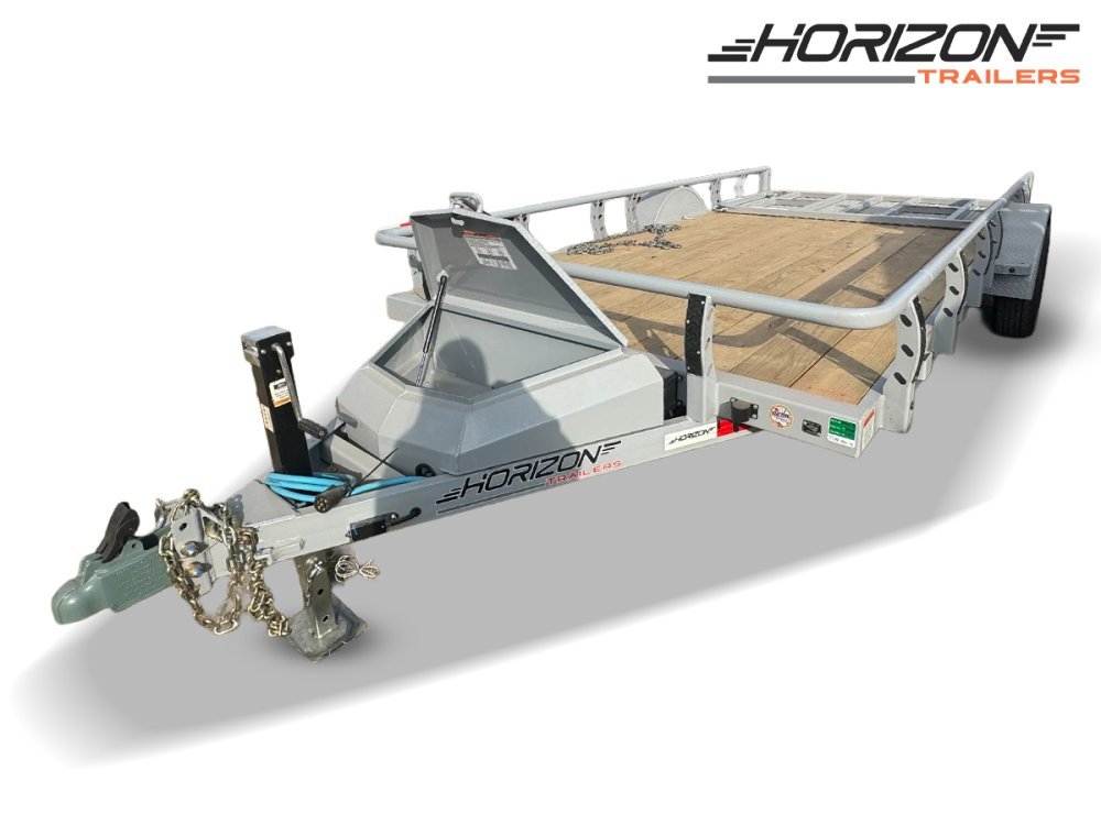 14' Horizon UTZ Bumper Pull Utility Trailer - (1) 3.5K Axles