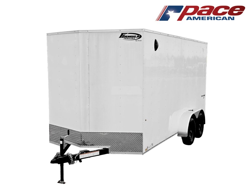 7' x 16' Traverse DLX Flat Top V Nose (2) - 3500 lb Axle