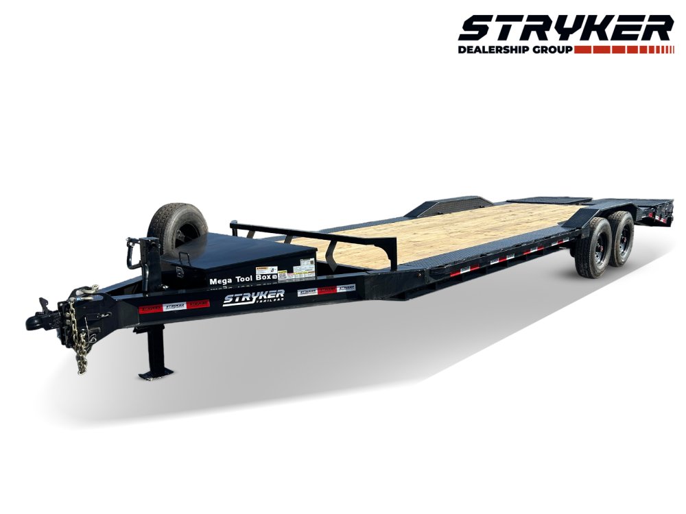 24' Stryker SET Bumper Pull Equipment Trailer DOF - (2) 8K Axles