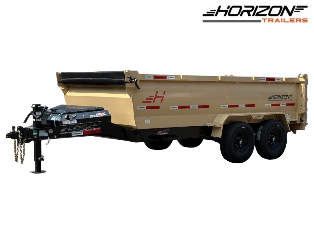 14' HZ7 Dump 36" Sides - 7K Axles - 620 Scissor