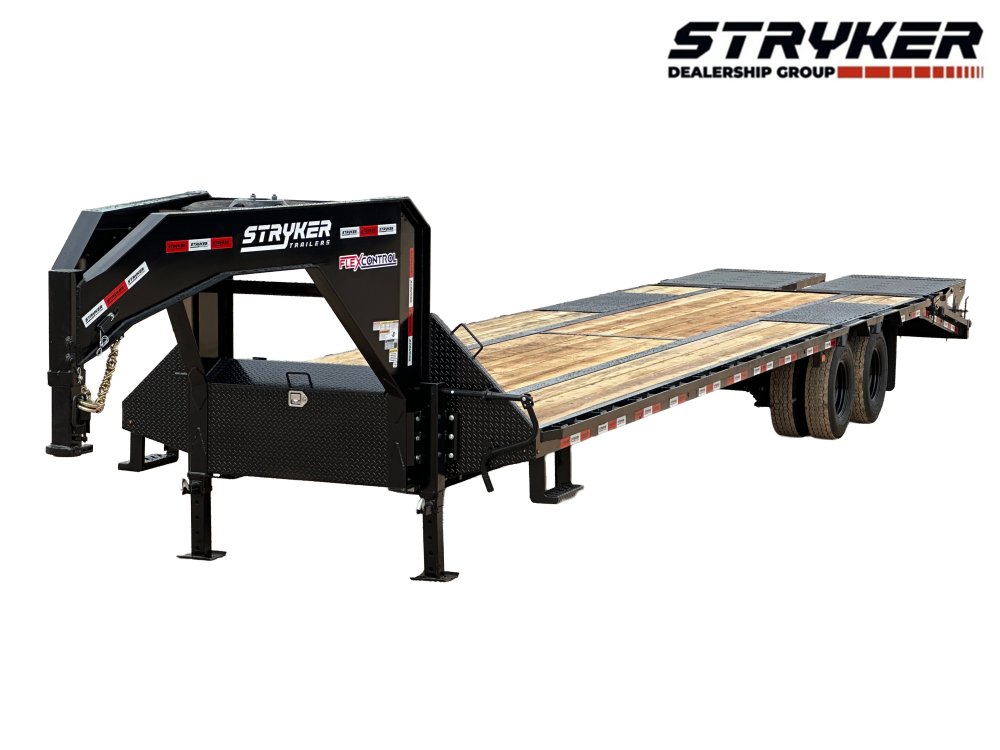 35' Stryker Gooseneck (2) 12K Axles Mega Ramps Dual Wheels