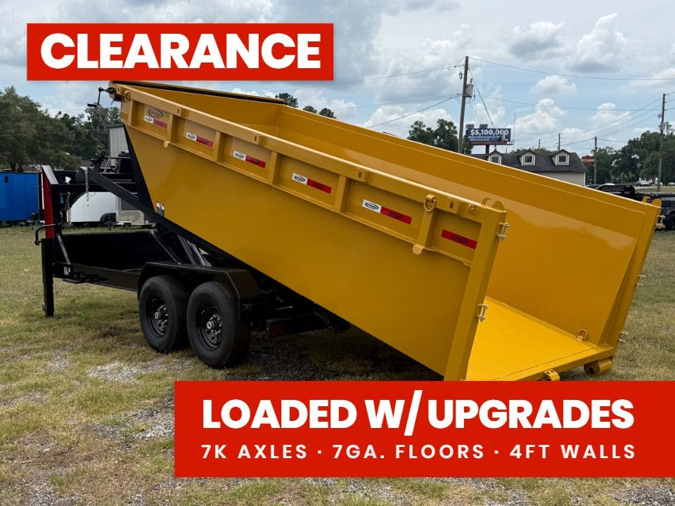 Dura Haul 16' GN Roll Off Bundle (2) 7k Axles + Bin 4' Walls