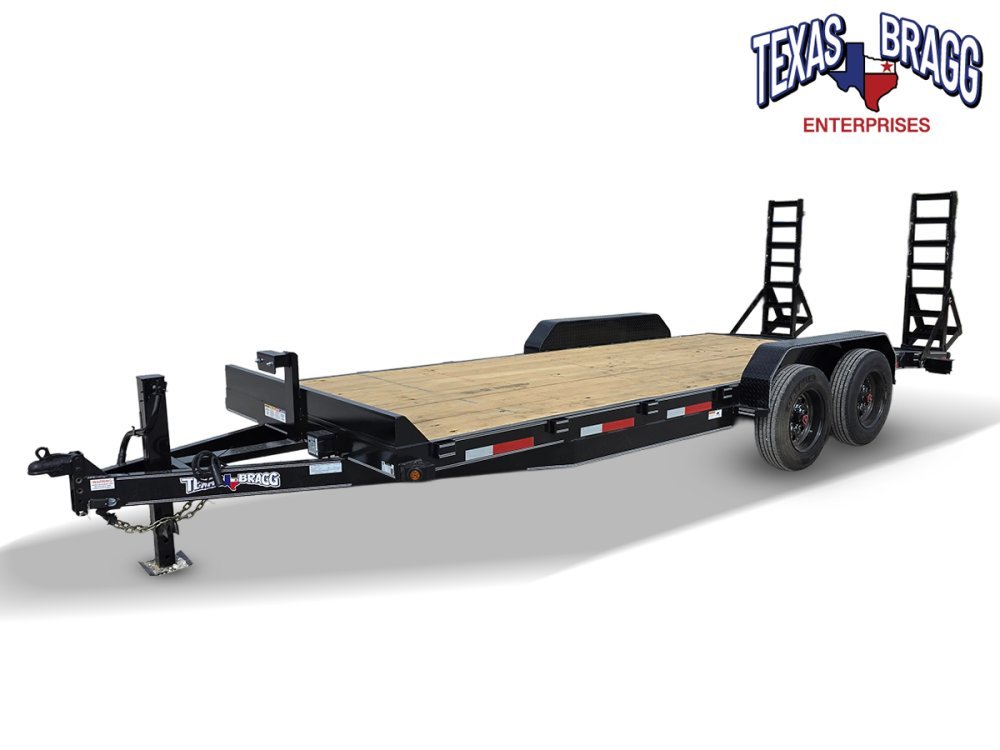 20' Equipment Trailer Texas Bragg Boss 3' Dove 16k GVWR