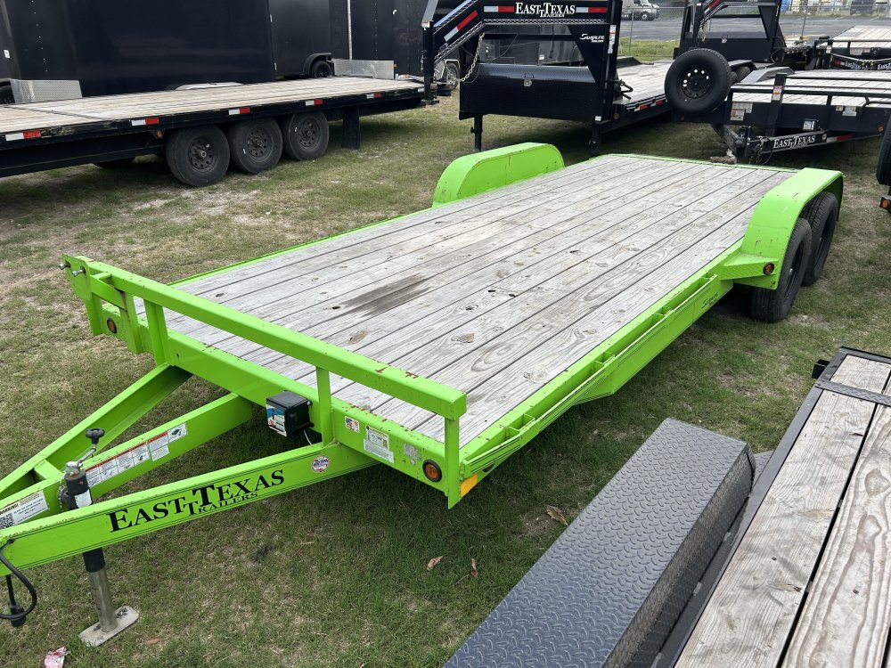 20' x 83" East Texas Trailers Deckover Trailers