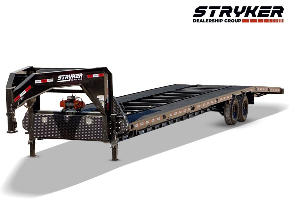 40' Stryker Gooseneck Mesh Deck Multi Car Hauler - (2) 8k Axles - 12k GVWR Derated