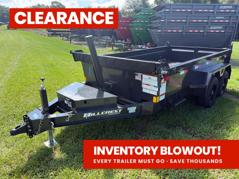 12' Dump Trailer 20" Side Walls - Telescopic Lift