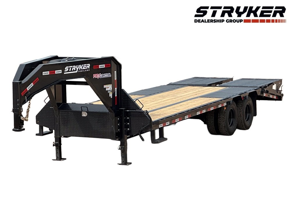 25' Stryker Gooseneck (2) 10K Axles Mega Ramps Dual Wheels