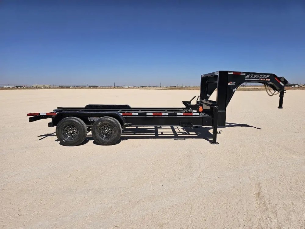 16' Horizon RDZ Gooseneck Roll Off Base Trailer - (2) 7K Axles