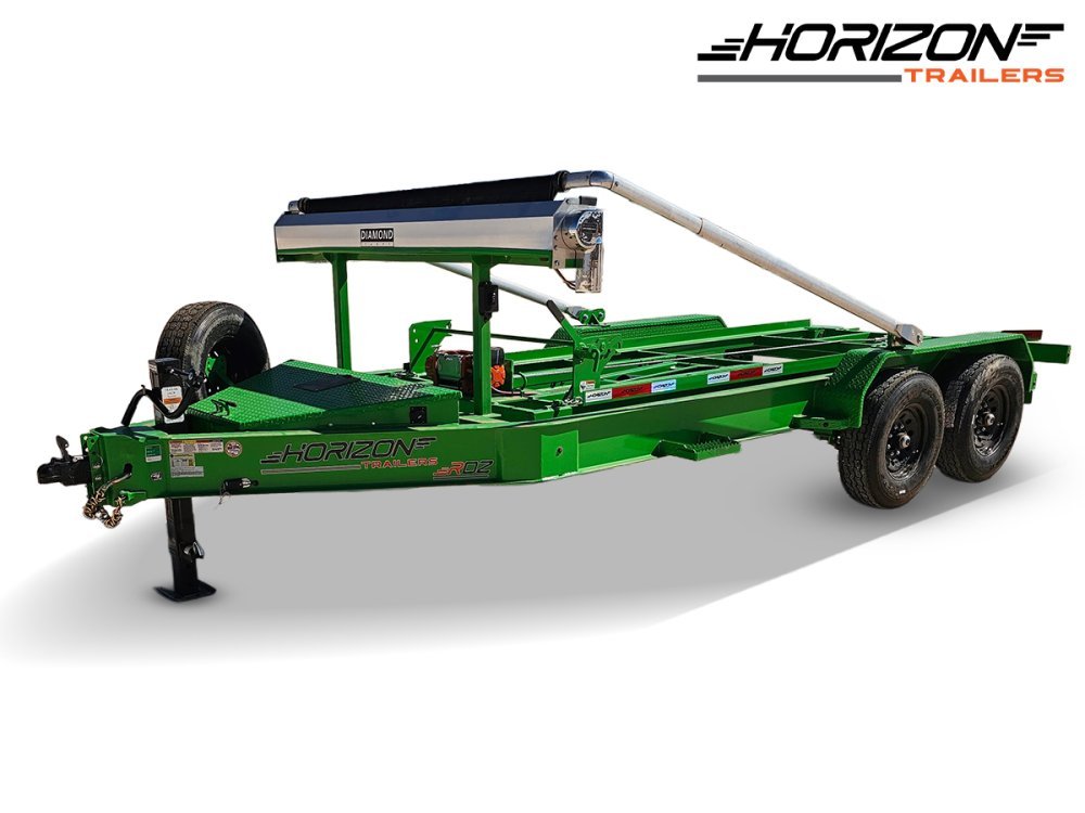 14' Horizon RDZ Bumper Pull Roll Off Base Trailer - (2) 7K Axles
