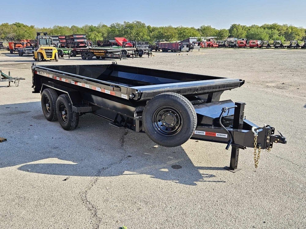 14' Stryker EDT Bumper Pull Dump Trailer 20" Side Walls - (2) 7k Axles