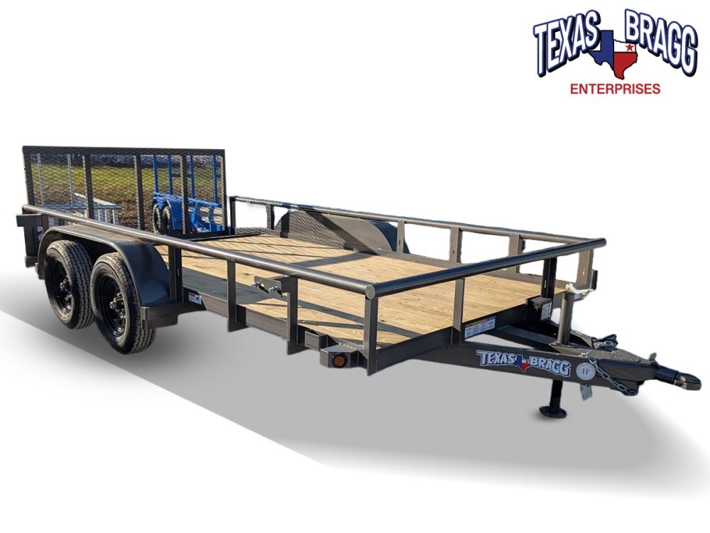 6.5 x 14 TA Pipe Top Utility Trailer Texas Bragg 6.5K