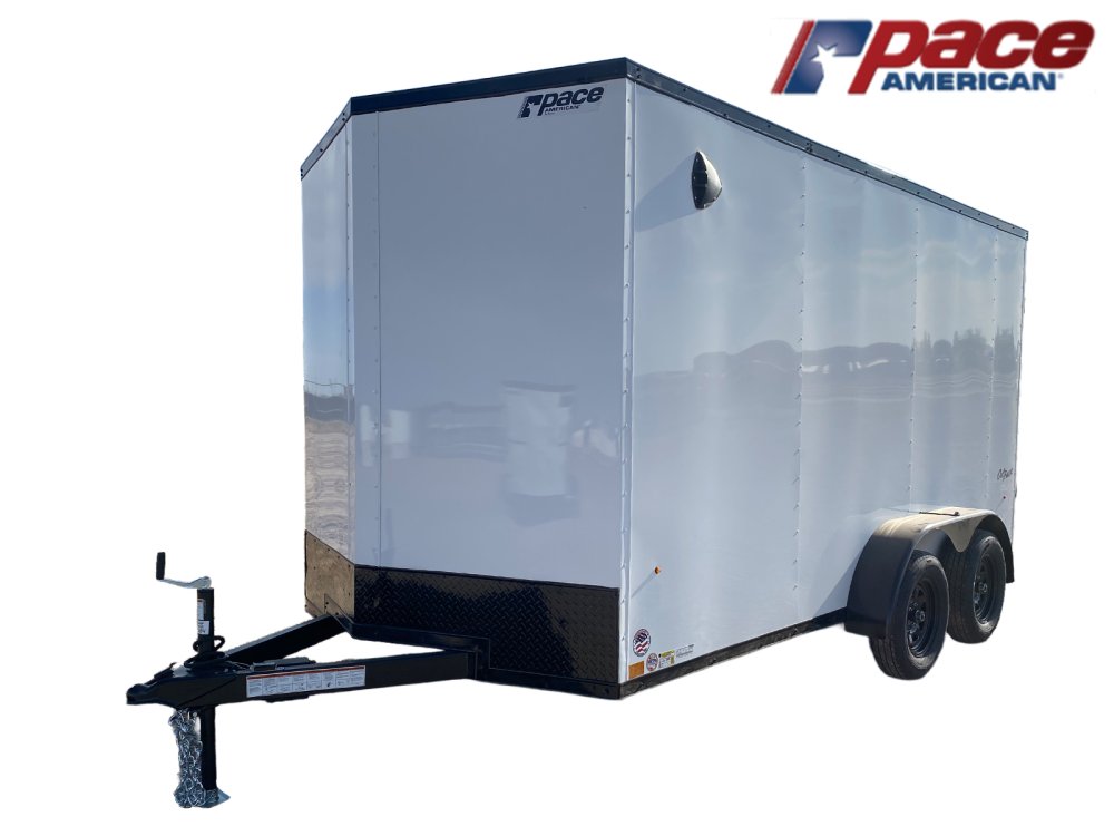 7 x 14 Outback DLX Flat Top V Nose (2) - 3500 lbs Axles