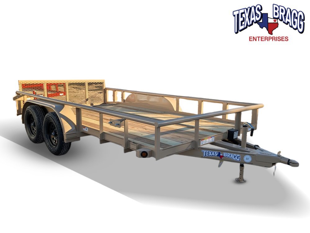6.5 x 14 TA Pipe Top Utility Trailer Texas Bragg 6.5K